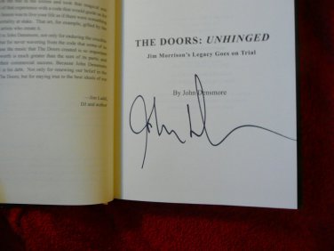 DOORS JOHN DENSMORE "DOORS Unhinged" Signed  Autographed Book+FREE Bonus!