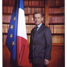 NIKOLAS SARKOZY  Signed Autograph 8x10 inch. Picture Photo REPRINT