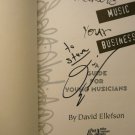 "Making Music .. " MEGADETH Bassist DAVID ELLEFSON SiP Autograph Book+FREE Bonus