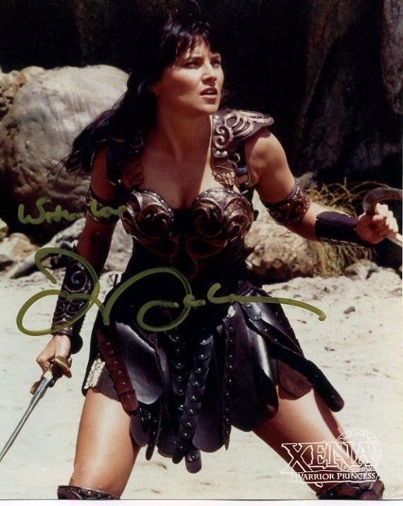 Gorgeous Lucy Lawless Signed Autograph 8x10 Picture Photo Reprint