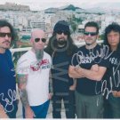 Original ANTHRAX  8x10 Signed in Person by ALL 4 Autograph Photo 3