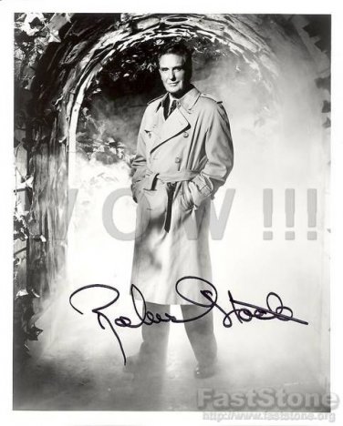 ROBERT STACK  Signed Autograph 8x10 inch. Picture Photo REPRINT