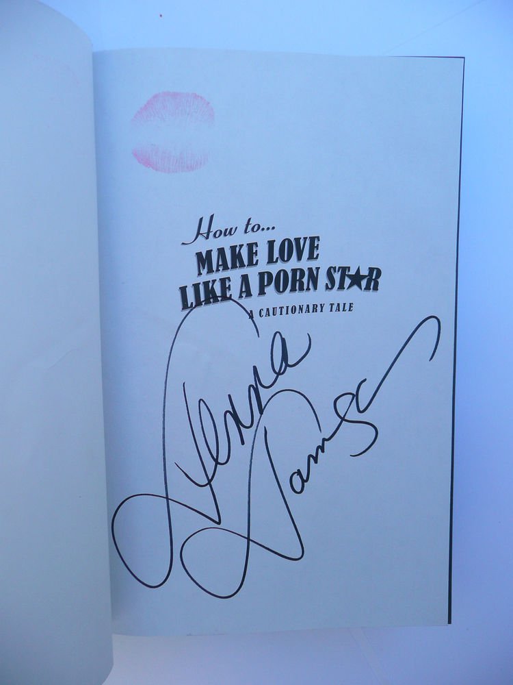 JENNA JAMESON "Make Love Like a PORN Star" Signed Autogra...