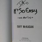 Duff McKagan Guns N'Roses It's So Easy Hardcover signed book + FREE bonus