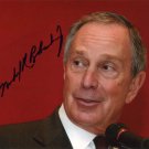 MICHAEL BLOOMBERG  Signed Autograph 8x10 inch. Picture Photo REPRINT
