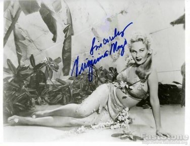 Gorgeous  VIRGINIA MAYO Signed Autograph 8x10  Picture Photo REPRINT