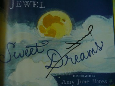 JEWEL  "Sweet Dreams" Signed  Autographed Book  w/CD+FREE Bonus!
