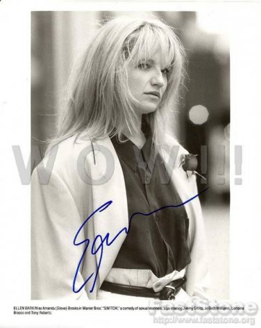 Gorgeous ELLEN BARKIN Signed Autograph 8x10 inch. Picture Photo REPRINT