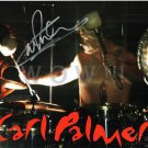 ORIGINAL Autographed SiPerson by CARL PALMER of ELP 11x17 Poster Picture