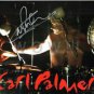 ORIGINAL Autographed SiPerson by CARL PALMER of ELP 11x17 Poster Picture