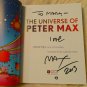 Genius Artist PETER MAX "The Universe of.." Signed Autographed Book + FREE Bonus