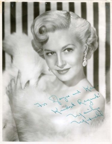Gorgeous MARILYN  MAXWELL Signed Autograph 8x10 Picture Photo REPRINT