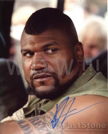 QUENTIN RAMPAGE JACKSON   Signed Autograph 8x10 inch. Picture Photo REPRINT