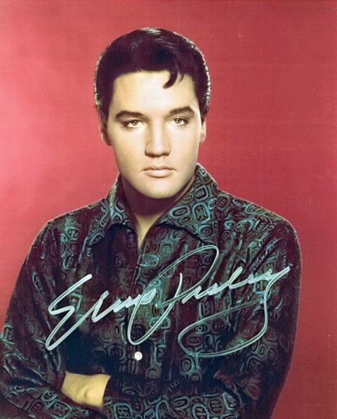 ELVIS PRESLEY Signed Autograph 8x10 Picture Photo REPRINT