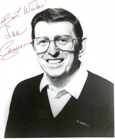 LOU CARNESSECCA  Signed Autograph 8x10 inch. Picture Photo REPRINT