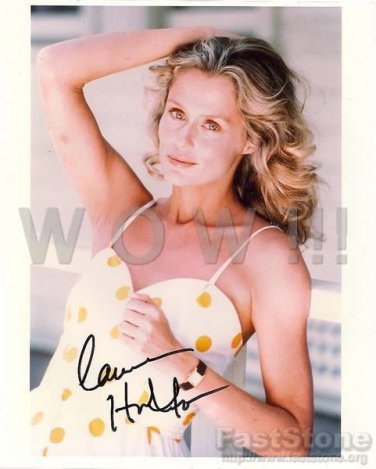 Gorgeous LAUREN HUTTON Signed Autograph 8x10 Picture Photo REPRINT