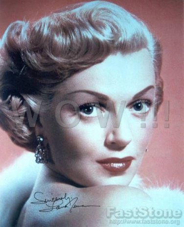 Gorgeous LANA TURNER Signed Autograph 8x10 Picture Photo REPRINT