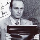 JAQUES CHIRAC  Signed Autograph 8x10 inch. Picture Photo REPRINT