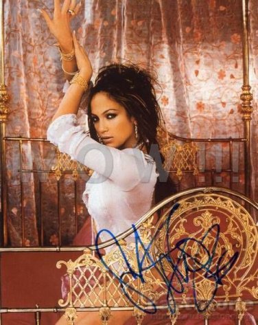 Gorgeous JENNIFER LOPEZ Signed Autograph 8x10  Picture Photo REPRINT