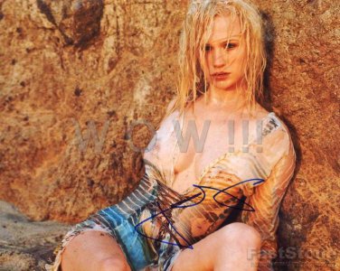 Gorgeous JANUARY JONES Signed Autograph 8x10  Picture Photo REPRINT