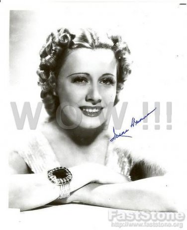 Gorgeous IRENE DUNNE Signed Autograph 8x10  Picture Photo REPRINT