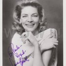 Original LAUREN BACALL 8x10 Signed  Autographed  Photo Picture