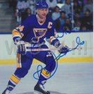 Original BERNIE FEDERKO of RED WINGS 8x10 Signed  Autographed  Photo Picture