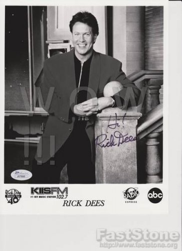 Original RICK DEES 8x10 Signed  Autographed  Photo Picture COA JSA