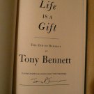 "LIFE IS A GIFT" by TONY BENNETT Signed Autographed Book + FREE Bonus!
