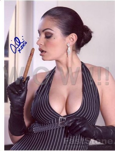 Gorgeous ARIA GIOVANNI Signed Autograph 8x10 inch. Picture Photo REPRINT