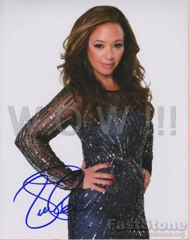 Original  LEAH REMINI 8x10 Signed  Autographed  Photo Picture