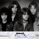 METALLICA  Autographed signed 8x10 Photo Picture REPRINT