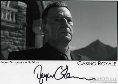 JESPER CHRISTENSEN Autographed Signed 8x10 Photo Picture REPRINT