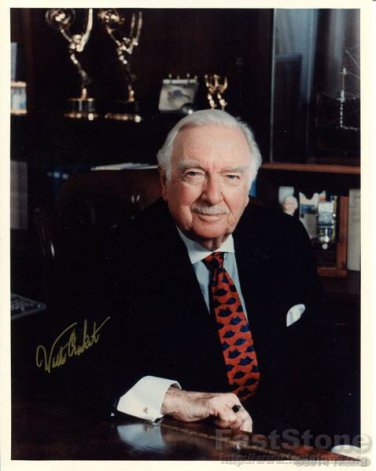 WALTER CRONKITE  Autographed Signed 8x10Photo Picture REPRINT