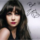 ZOOEY DESCHANEL  Autographed Signed 8x10 Photo Picture REPRINT