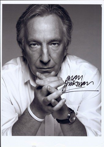 ALAN RICKMAN  Autographed Signed 8x10Photo Picture REPRINT
