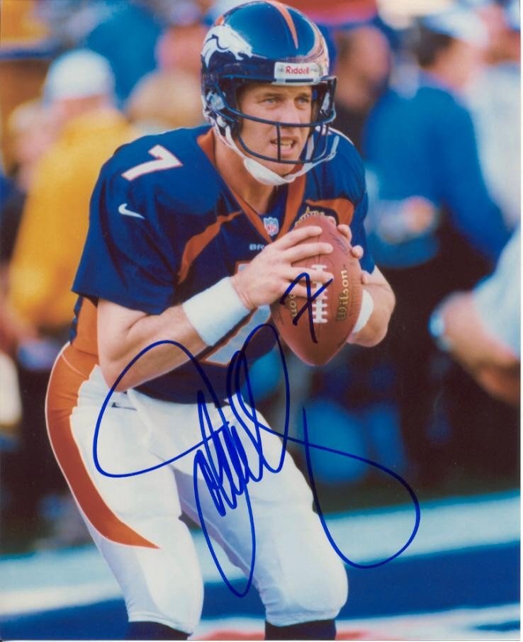 JOHN ELWAY Autographed signed 8x10 Photo Picture REPRINT