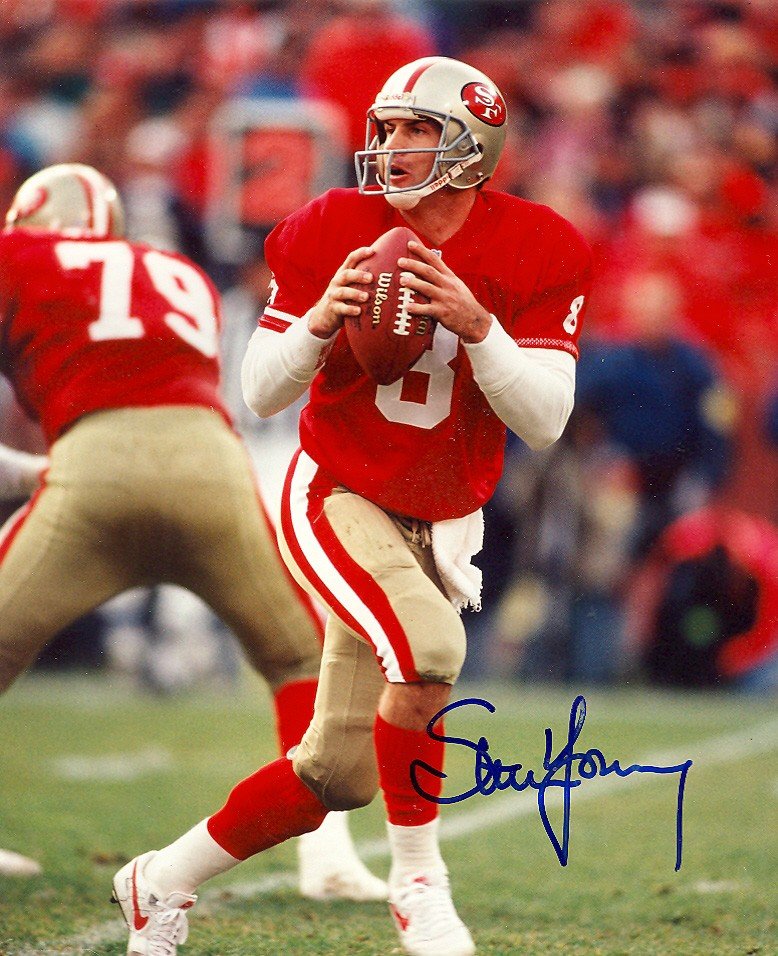 STEVE YOUNG Autographed signed 8x10 Photo Picture REPRINT