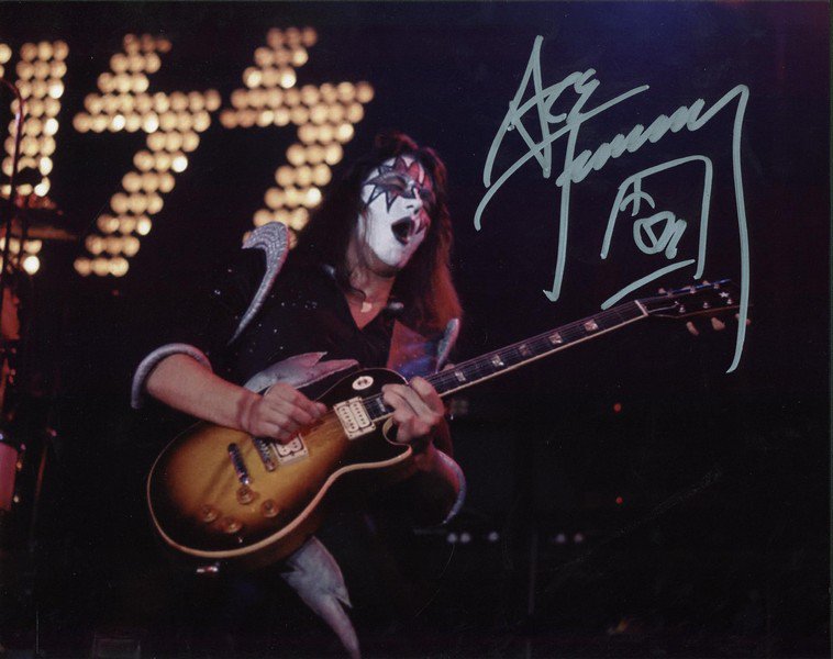 ACE FREHLEY KISS Autographed signed 8x10 Photo Picture REPRINT
