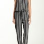 New S.H.E. Sleeveless Wide Leg Jumpsuit Sz L Retail $108