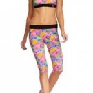 NEW Balanced Tech ATHLETIC FITNESS Under  Knee CAPRI SHORTS GEAR Sz L MSRP $32