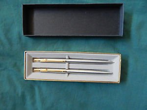 NOS Vintage PARKER Ballpoint Pen and Pencil Set 1970 Made in USA ...