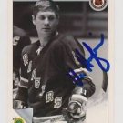 Original VIC HADFIELD Autographed NHL Ultimate 2.5x3.5 Card w/COA