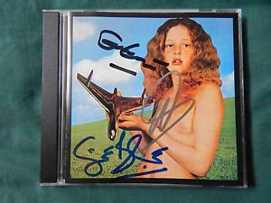 ERIC CLAPTON STEVE WINWOOD & GINGER BAKER SIGNED Autograph CD BLIND FAITH CREAM