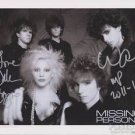 MISSING PERSONS by 2 Original Autographed  Signed  8x10 Photo Picture w/COA