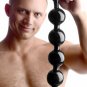Black Baller Anal Beads