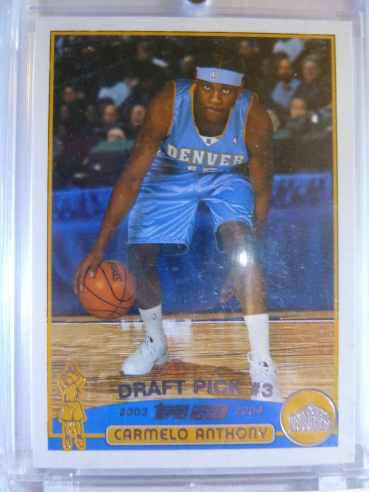 CARMELO ANTHONY 2003-04 Topps Rookie Card RC #223 New York KNICKS GEM