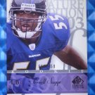 2003 SP Signature Edition TERRELL SUGGS Rookie Card RC #120 #660/750 Ravens