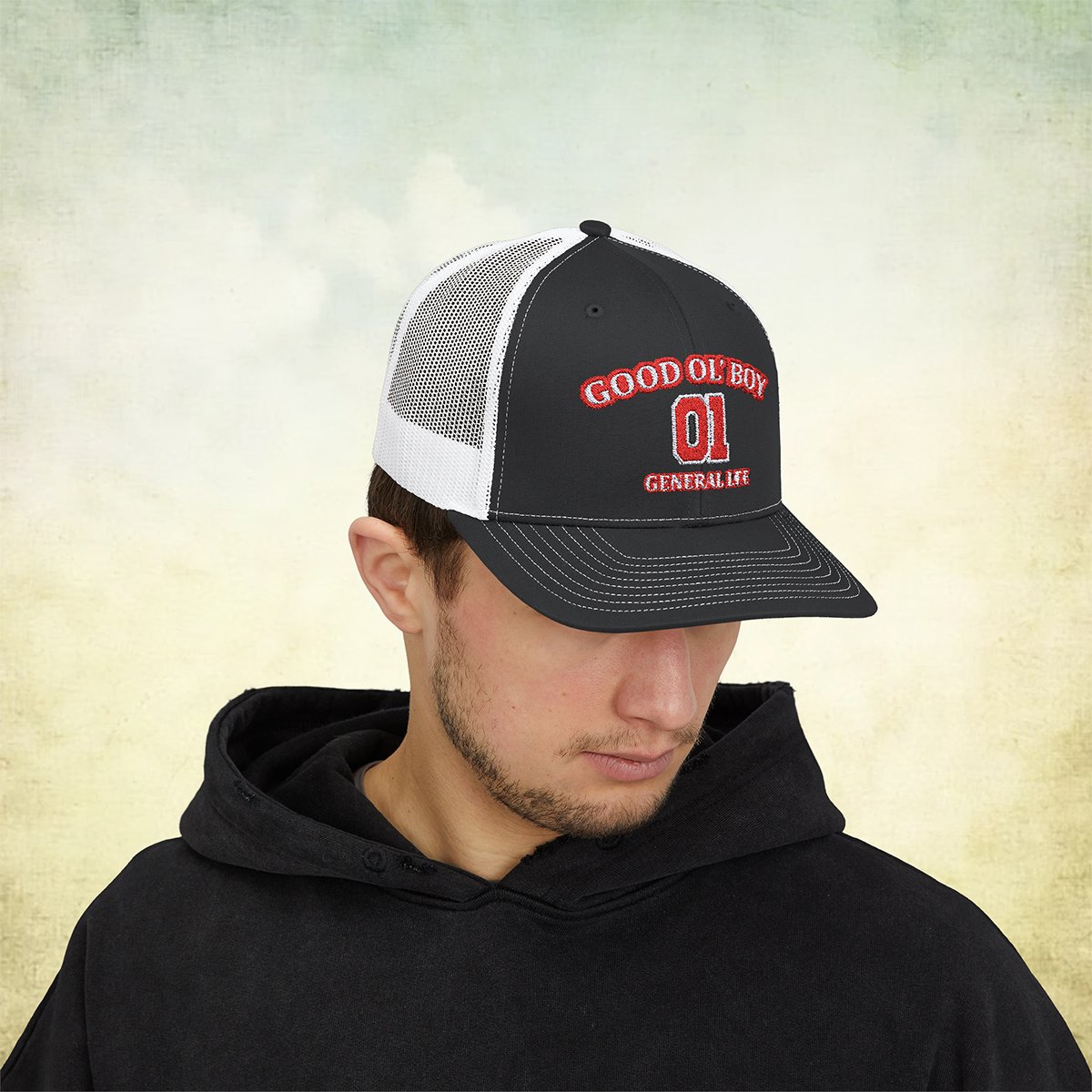 Good Ol' Boy 01 General Lee The Dukes of Hazzard Snapback Trucker Cap Embroidered Trucker Hat