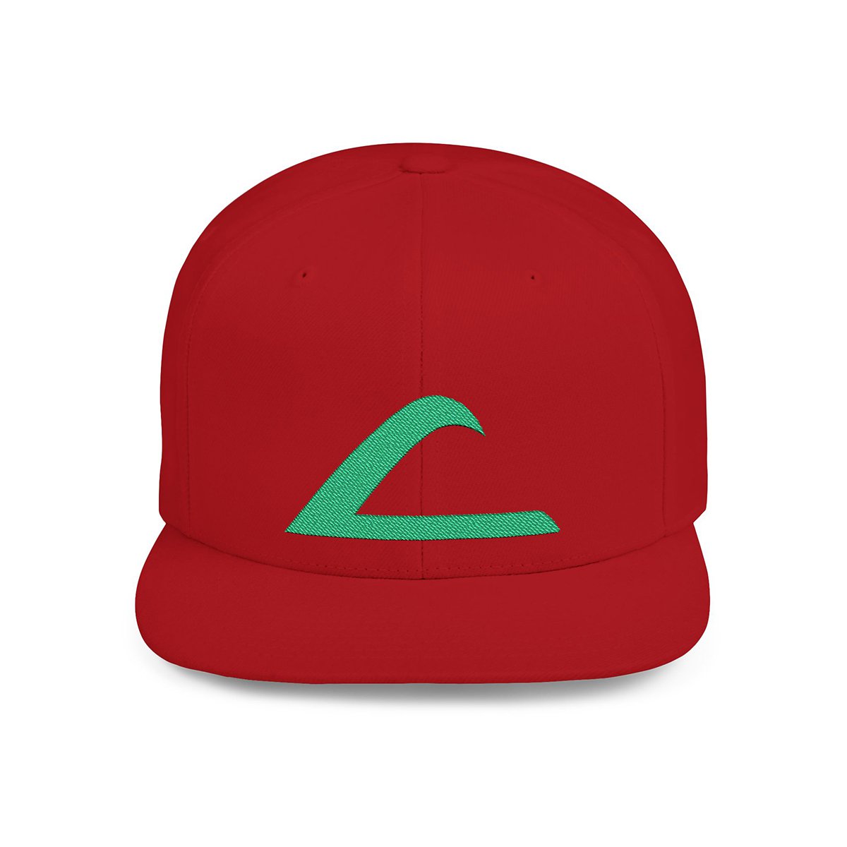 Ash Ketchum Embroidered Flat Bill Snapback Hat